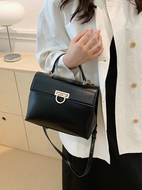 Alta sensación portátil Kelly bolso pequeño para mujeres 2025 nuevo estilo de moda universal bloqueo de viaje de hombro bolsa inclinada