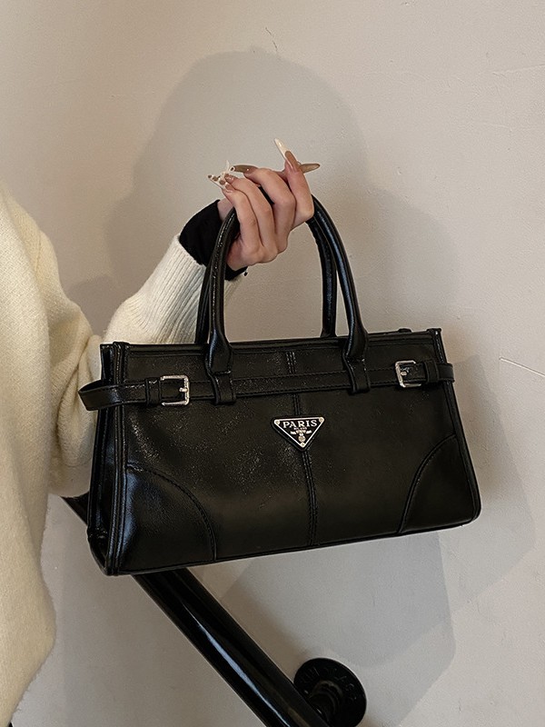 Cross-border Fashion Large Capacity Crossbody Bag Women's 2024 Autumn and Winter New Simple Casual Tote Bag Commuter Shoulder Bag