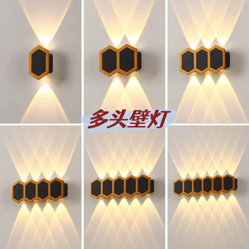 Новый простой Креативный светодиодный настенный светильник лестница коридор дверной проем Проход Настенный светильник Гостиная прикроватная спальня фон настенный светильник