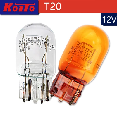 Small KoitoT20 signal light W21W W21/5W WY21W 7440 Japanese tail light brake light 7443