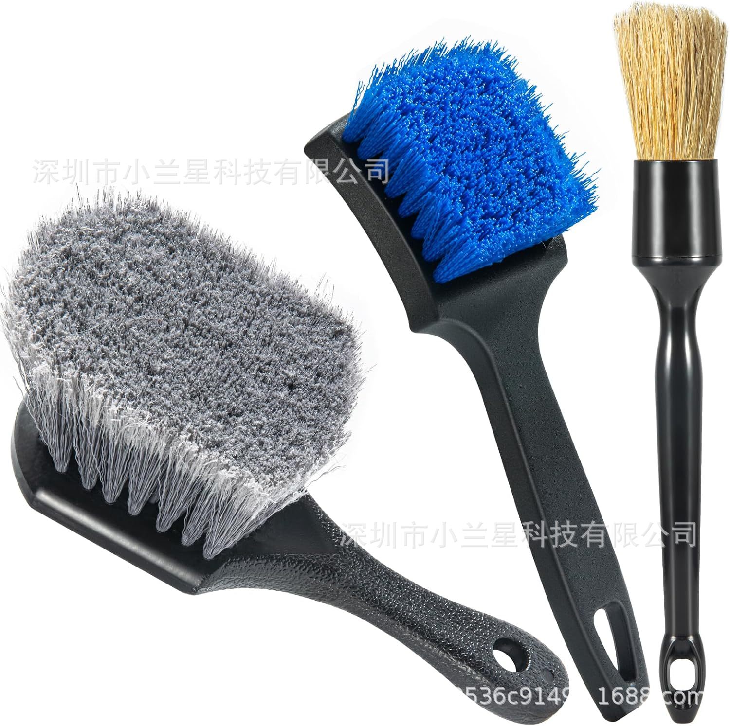 跨境新品Tire Brushes for Cleaning 轮胎刷子硬毛刷汽车美容清洗