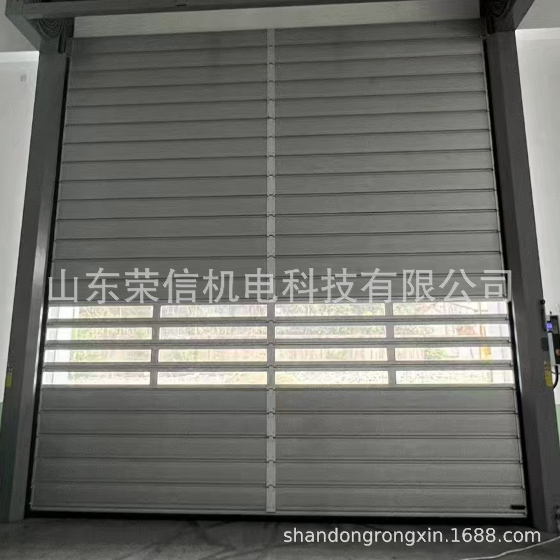 涡轮快速卷闸门自动铝合金门窗 商铺家用车库工业硬质门