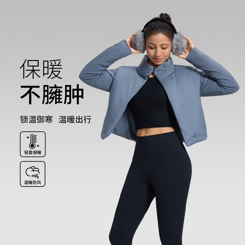 New Autumn and Winter Quilted Warm Short Sports Cotton Jacket Baseball Jacket Lightweight Loose Versatile Casual Windproof Jacket for Women