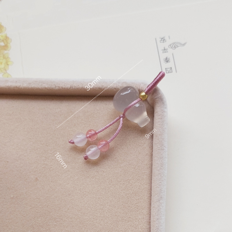 天然瑪瑙レイシ冷凍ペンダントアクセサリーDIY小提溜ブレスレットネックレス携帯電話半製品|undefined