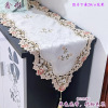 1018 deep European -style rural embroidered flower table flag fabric bed flag TV cabinet cover cloth meal cushion coaster manufacturer direct sales