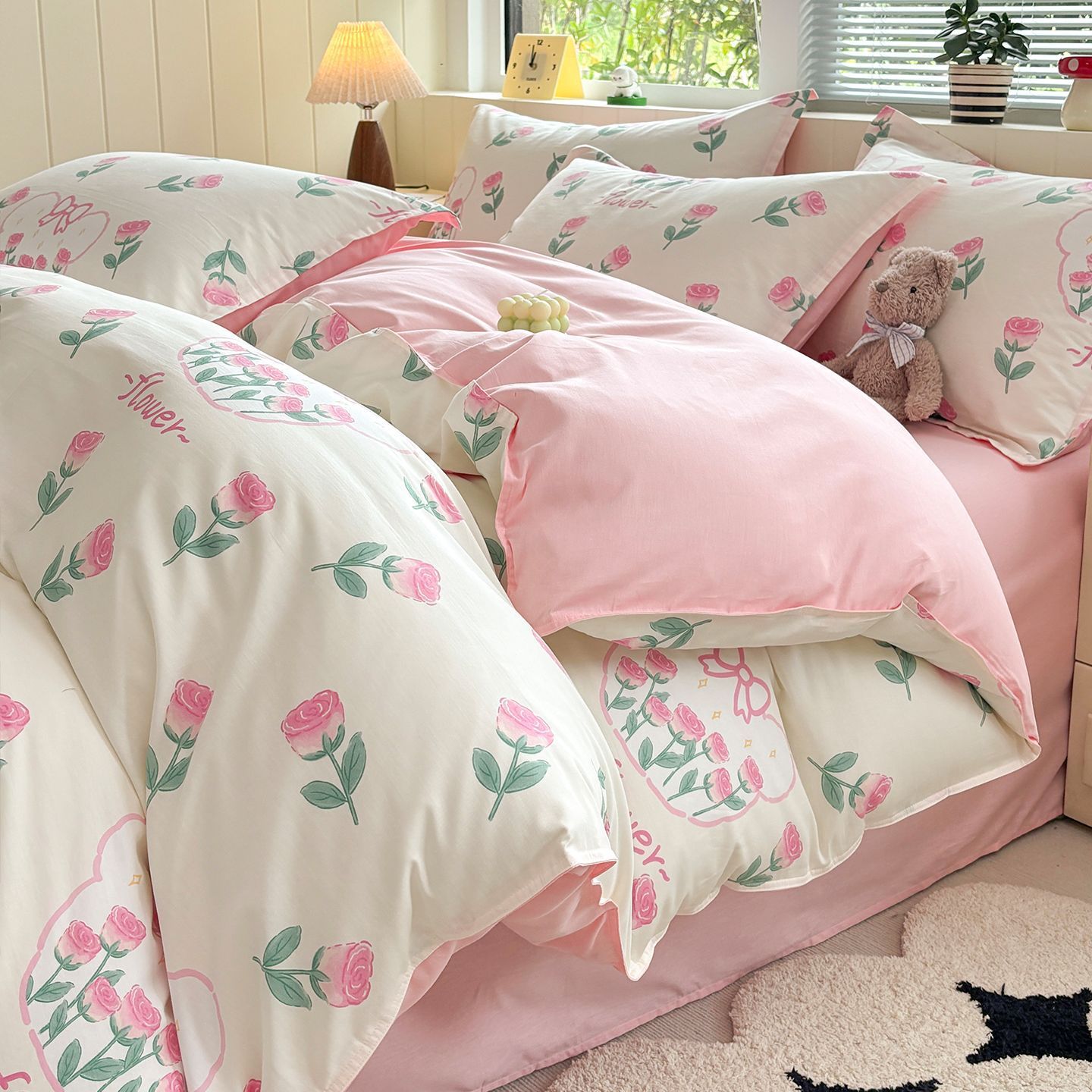 Cobertura de edredón de algodón 150x180x200x230 doble dormitorio de estudiantes individuales 100 cubierta de edredón de algodón conjunto de tres piezas