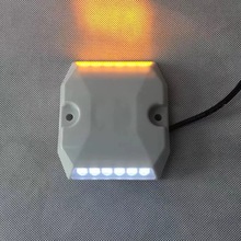 厂家直销隧道诱导标DC24V有源道钉高速路交通设施带线灯太阳能