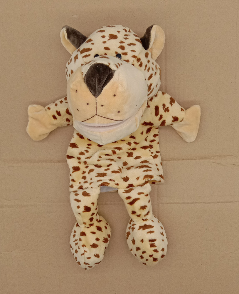 Marioneta animal León Cordero Gris Lobo Niños Bebé comodidad historia entre padres e hijos marioneta de peluche accesorios de rendimiento