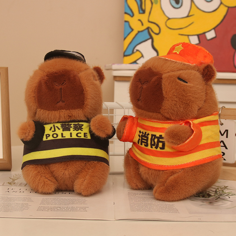 Máquina de muñecas de 8 pulgadas al por mayor, juguetes de peluche, máquina de agarre boutique, muñeca Kapibala, regalo de lanzamiento de boda