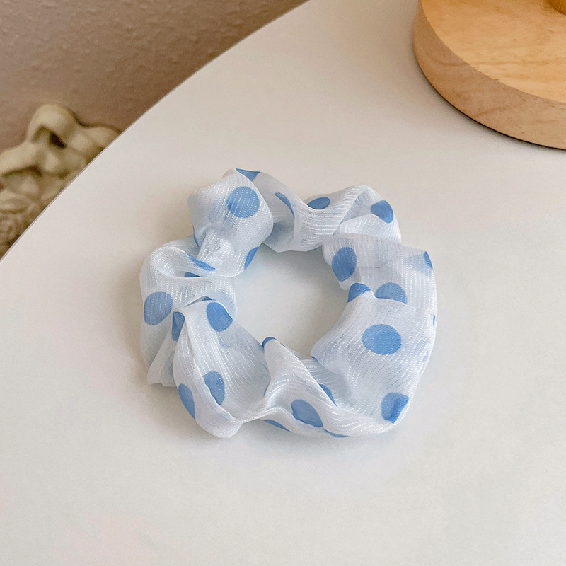 Corea del Sur Internet celebridad corbata Cola de Caballo Linda cuerda de pelo floral Plaid tie cabeza de pelo niña de las flores Daisy cuerda de pelo intestino grueso anillo de pelo