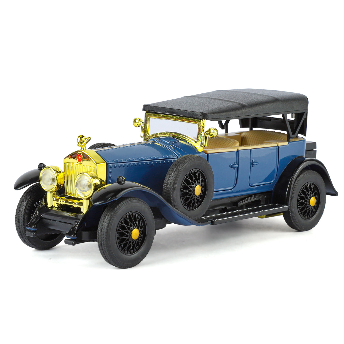 Modelo de Auto Clásico 1:32 de Aleación con Efectos de Luz y Sonido para Niños