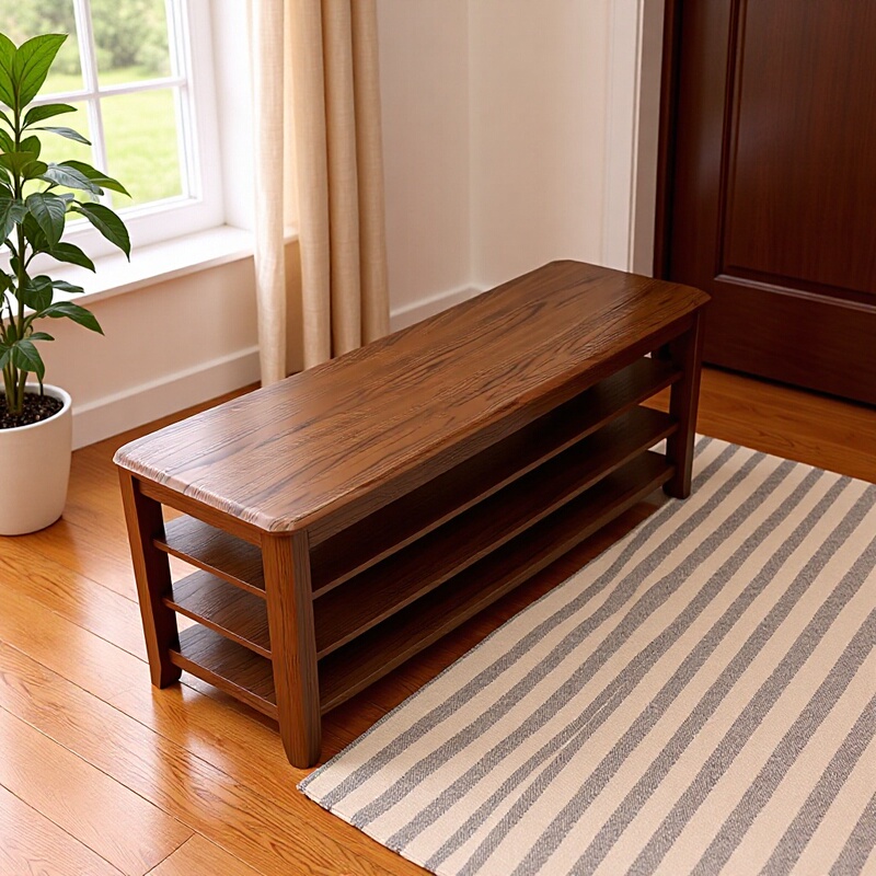 Solid Wood Leg Shoe-Changing Bench for Home Entrance, with Storage, Nordic Minimalist Style, Suitable for Small Apartments, Entryway Bench Solid Wood Leg Shoe-Changing Bench for Home Entrance, with Storage, Nordic Minimalist Style, Suitable for Small Apartments, Entryway Bench