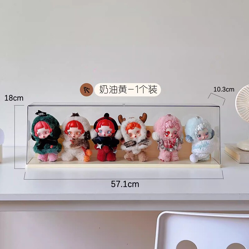 光织园挂件展示盒透明防尘盲盒收纳展示架公仔玩偶娃娃手办展示柜|undefined