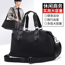 跨境新款大容量男士商务休闲旅行包轻便大容量手提包礼品logo