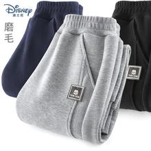 男童裤子2025秋冬新款儿童运动裤中大童加绒加厚卫裤黑色童装