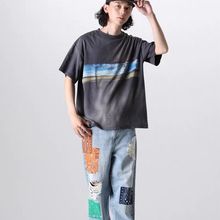 S-aint Michael ������ʽ�߽�Vintageϴˮ���f�ƶ����ɶ���T��