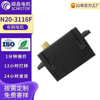 厂家定做N20-3116F智能门锁大扭矩减速马达有刷直流减速微型电机