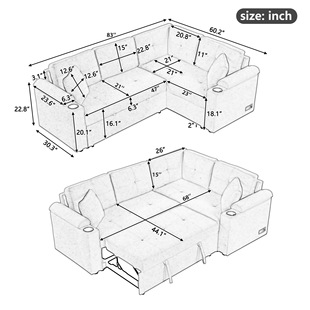 Cream Style Sofa Modern Minimalist Small Apartment Living Room Ultra-Wide Sitting Depth Straight Row Soft down Frosted Fabric Sofa