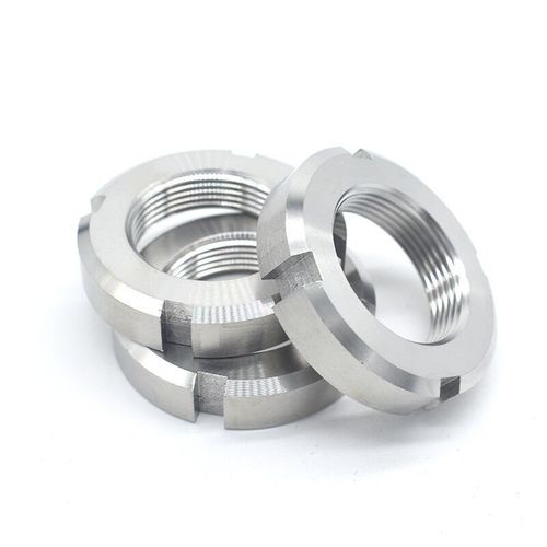 Factory direct 304 stainless steel round nut GB812 slotted round nut bearing locking precision round nut