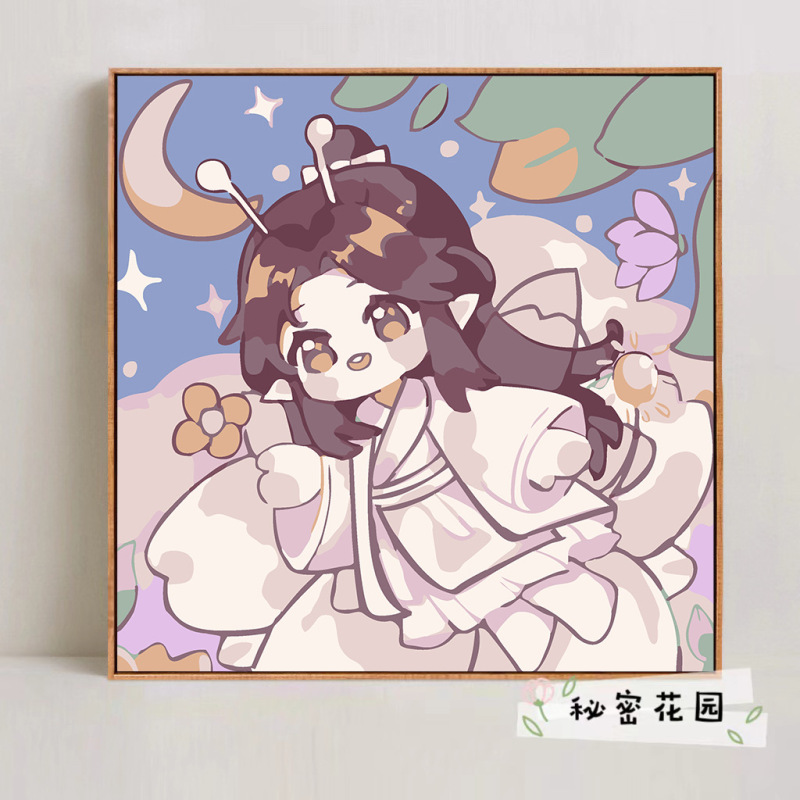 Moaodiantianguan デジタル油絵 diy 手作りデジタル着色漫画アニメーション減圧装飾画メーカー卸売|undefined
