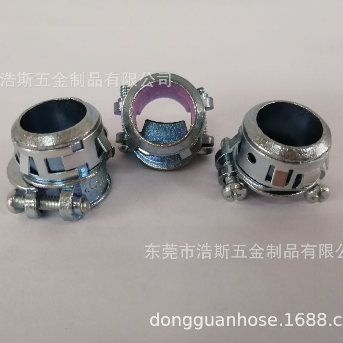 美标UL金属软管接头 软管线夹 穿线软管线扣