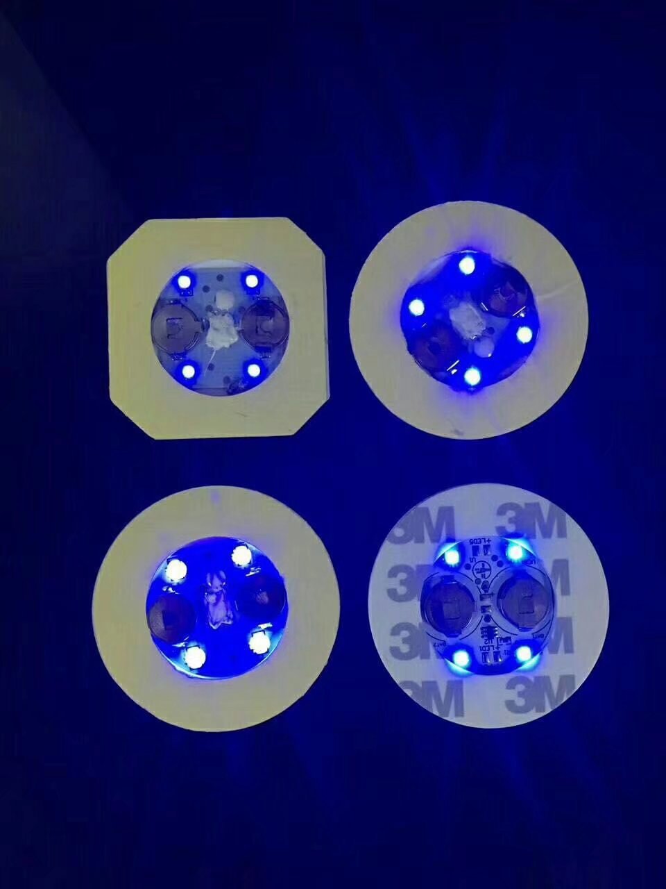 EVA montaña luminosa LED colorido flash botella de vino pegatinas 6cm botella desechable pegatinas luminoso Festival de Música atmósfera suministros