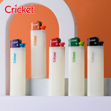 Cricket草蜢正品原装进口打火机砂轮磨砂透明简约一次性尼龙机身
