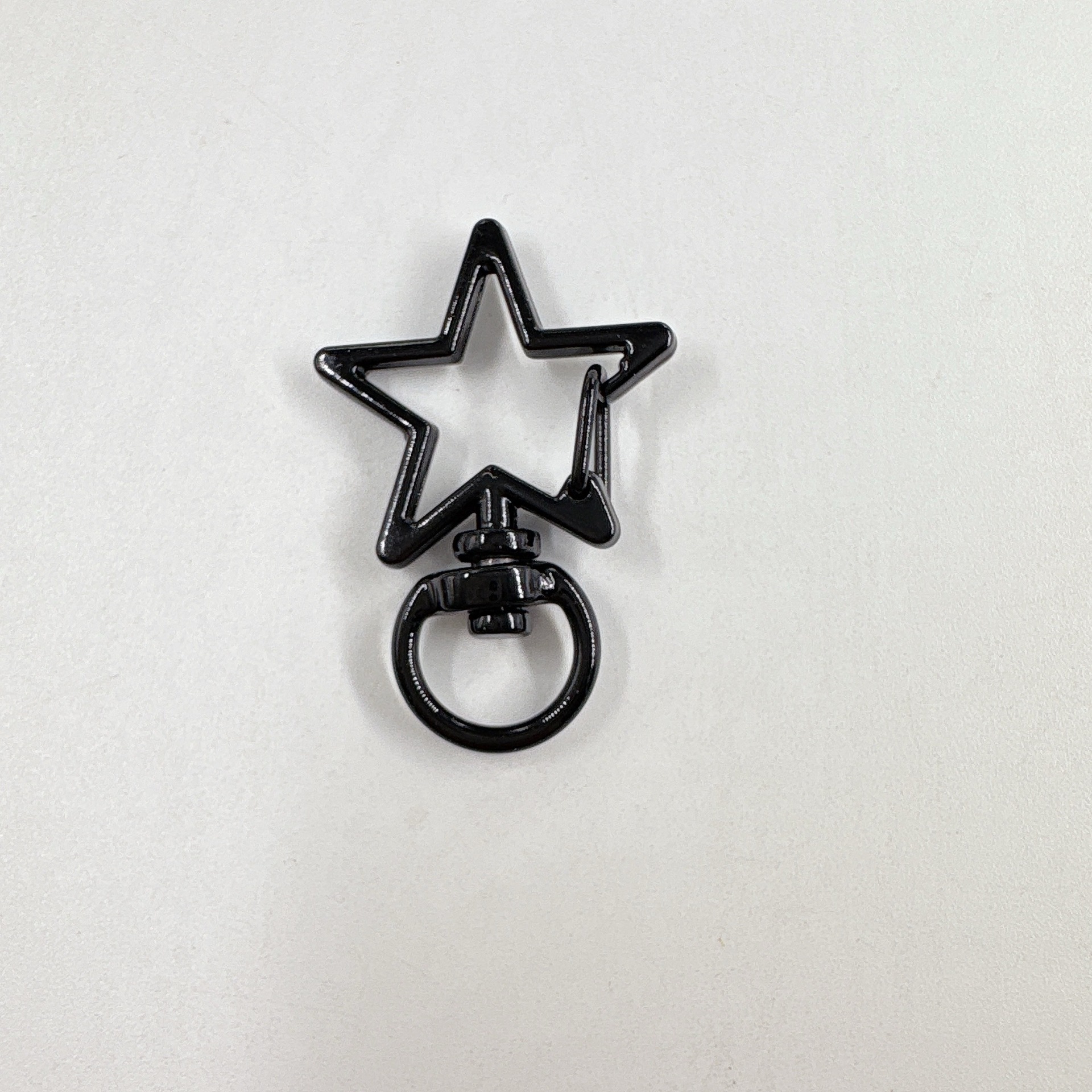 Color pintado hebilla de estrella de cinco puntas hebilla de langosta hebilla de perro hebilla de Primavera de aleación llavero bricolaje colgante accesorios de joyería