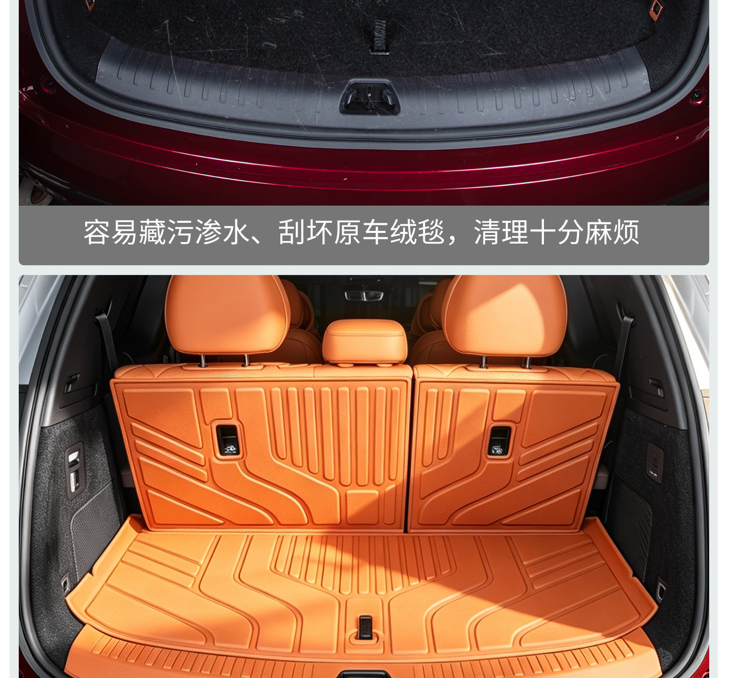 BYD Tang full-cover TPE integrated trunk mat, wear-resistant decorative accessory