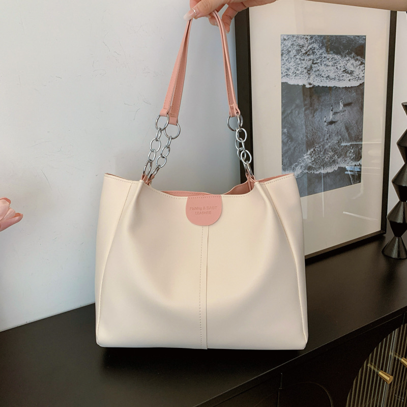 Bolso de mujer 2024 nuevo popular este año gran capacidad bolsa de mano, bolsa de hombro, bolsa de clase universitaria