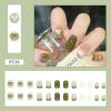 Fake nails, summer removable nail stickers for nails for manicure, ready-made product, wholesale