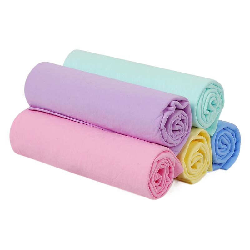 Fábrica al por mayor de grado un tamaño pequeño de piel de gamuza Toalla de pelo seco para mascotas Toalla de secado rápido Toalla de limpieza de gato absorbente súper suave