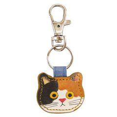 日本 ECOUTE 子猫シリーズキーホルダーエミネットかわいいレザーキーホルダー装飾バッグペンダント