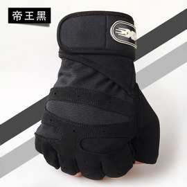 新款健身手套男女防护防滑护腕杠铃骑行运动装备半指外贸跨境透气