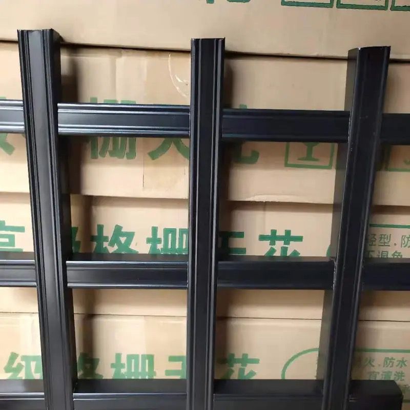全套格子方格格栅自装铝格栅格装饰材料吊顶铁网木纹厂家格栅拼接|undefined