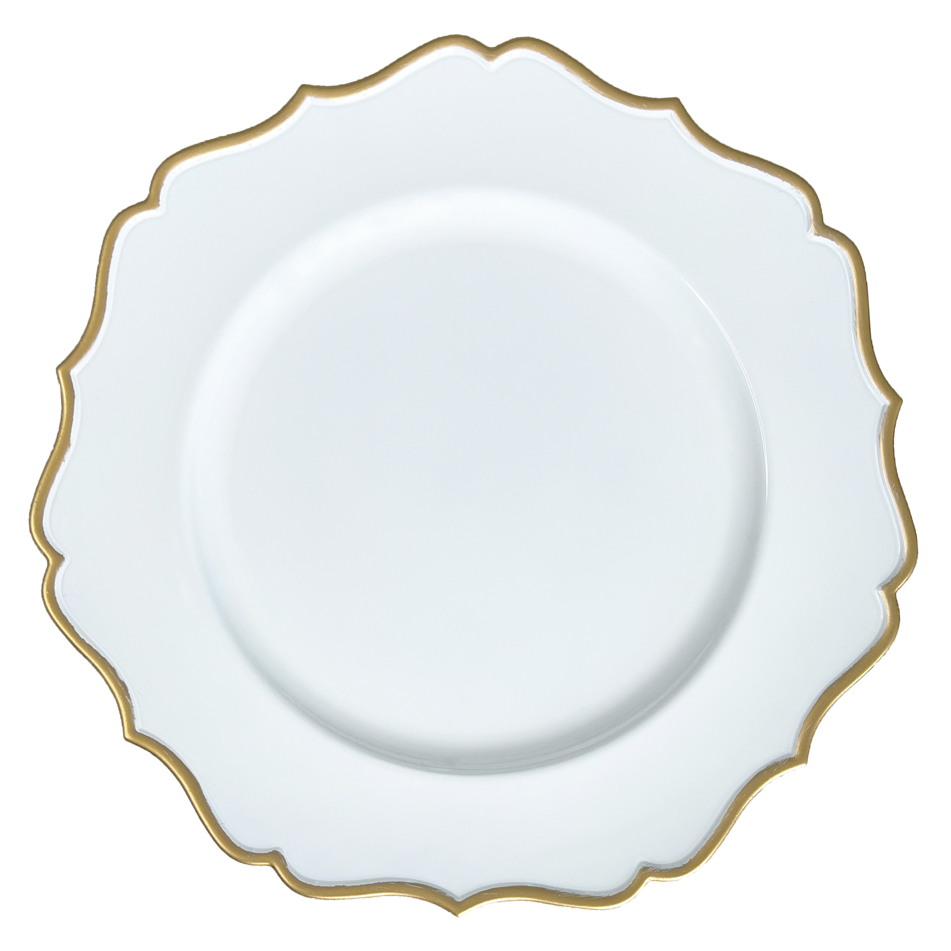 Muestra de placa de cargador boda hotel fiesta desechable placa de plástico decoración lote de fábrica de comercio exterior