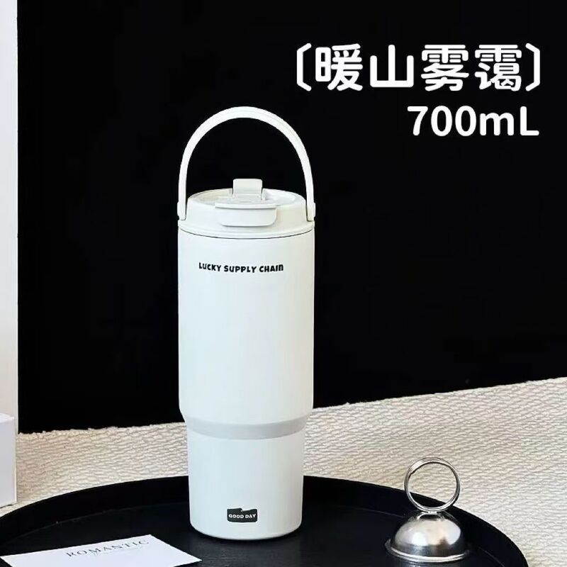 高颜值便携提手保温杯户外卡通保冷316不锈钢冰霸杯大容量汽车杯|undefined