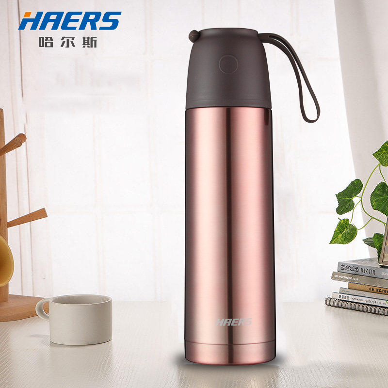 Hals Stainless steel vacuum vacuum cup outdoors children adult Water cup kettle student Portable glass 500ml