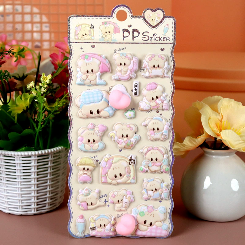 Sanrio, гель для кожи ягодиц, детская наклейка с мультфильма, антистресс, единорог, панда