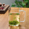 Heat -resistant glass cup with handle milk cup office transparent glass cup soaked tea cup cold water cup home