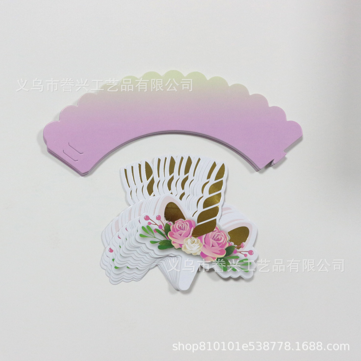 Promoción unicornio tema de fiesta bandeja de papel desechable encaje bandeja de papel de forma especial tazas de papel toallas de papel platos festivos image 16