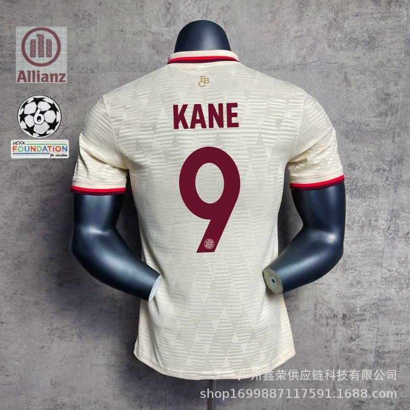 2425バイエルン二客のユニホームの選手版のサッカー服9番のケイン42号のムシラの大人のタイプの上着|undefined