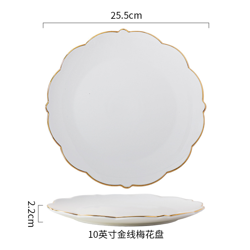 (프놈펜) 10inch 매화접시