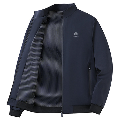 Outerwear Men Spring and Autumn Casual Baseball Jacket Spring Top Trend Brand Workwear Mature Jacket Men