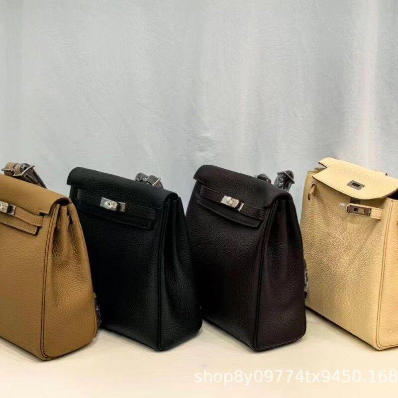 2024 New Ado Kelly Backpack Small Bag Genuine Leather Women's Bag Easiest for Match Commuting Fashion Shoulder Bag Travel Backpack