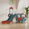 Bus, swings, slide, three-in-one