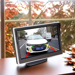 5 düymlük masaüstü monitor, tərs görüntü, iki tərəfli AV girişi, avtomobil displeyi