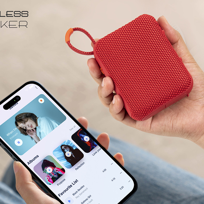 新品GO4コードレスブルートゥースオーディオTWSアウトドア家庭用ポータブルミニサブウーファーカードプレゼントスピーカー