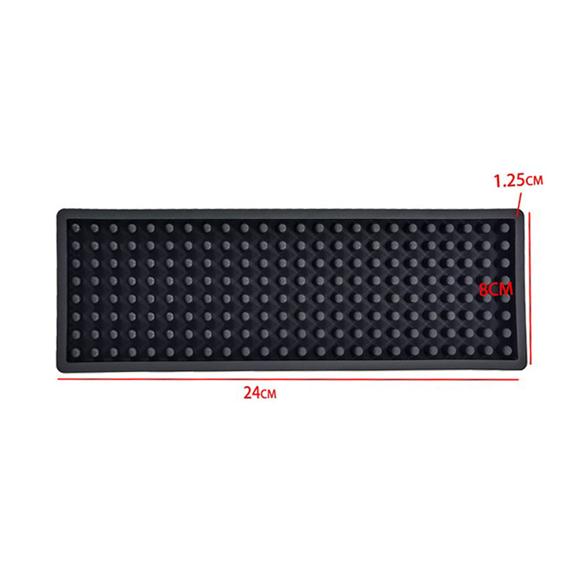 Tapete de drenaje antideslizante de goma PVC, posavasos térmico y alfombrilla de bar profesional, stock disponible