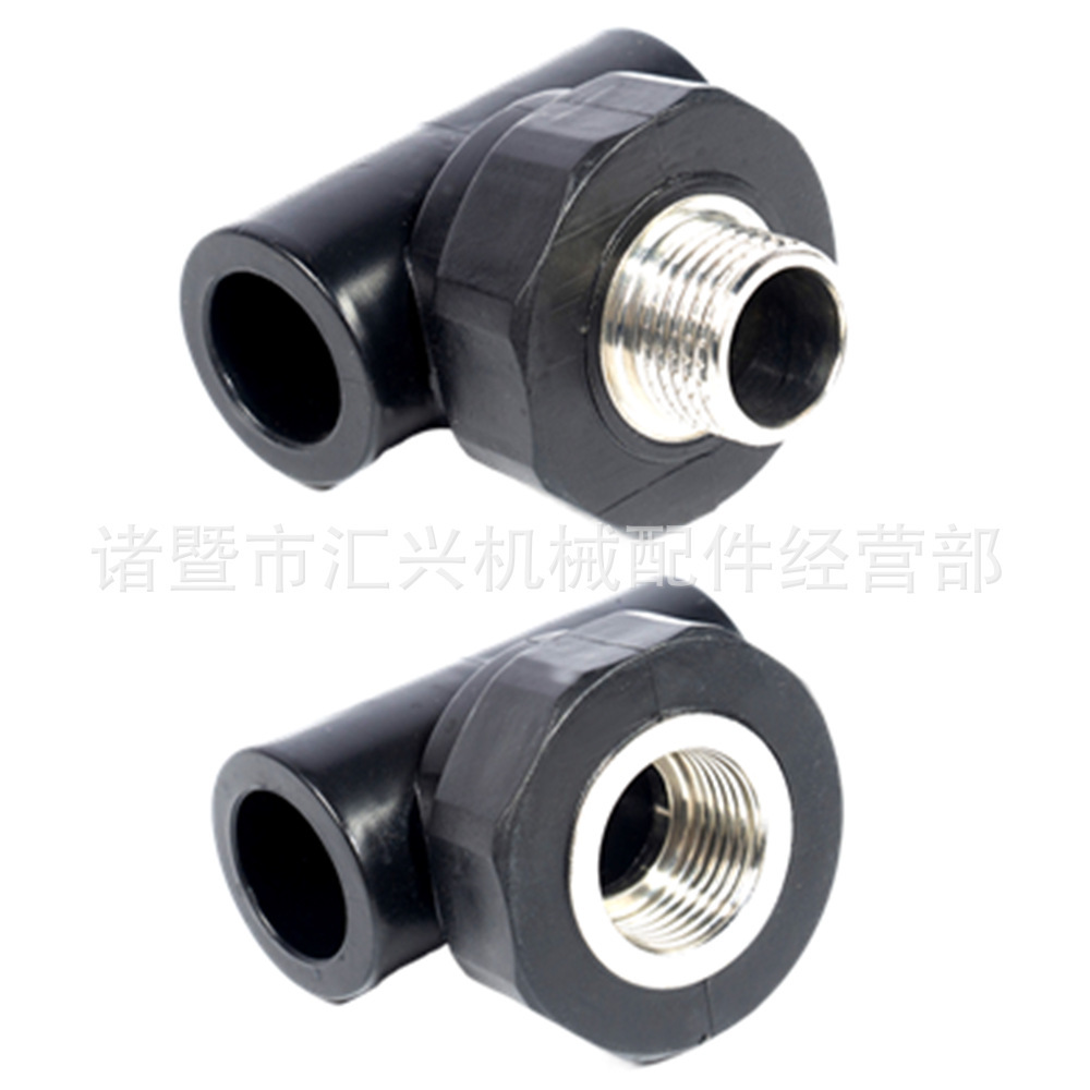 PE de alta calidad espesa pieza de alambre enchufe tipo rosca de alambre interna y externa codo directo tee tubería de agua de plomería accesorios de fusión en caliente